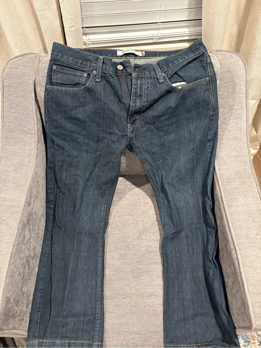 Levi's Men's Bootcut Jeans in Dark Indigo